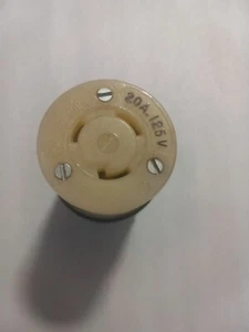 HUBBLE 231A Twist Lock Plug Connector 20 AMP 250 VOLT 3 Phase Cord Receptacle - Picture 1 of 4
