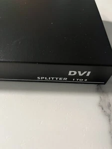 DVI Splitter Box - 1 to 4 - Open Box - No Power Cord - Fast Shipping - Picture 1 of 5