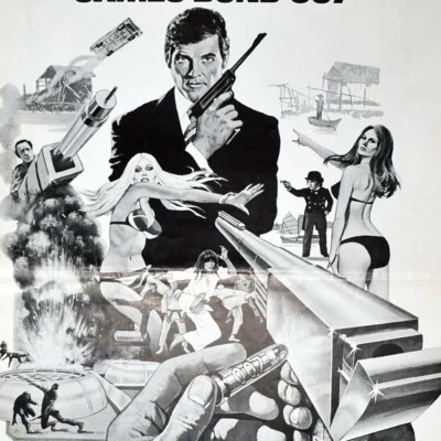 1974 The Man With Golden Gun Roger Moore Chris Lee Britt Ekland Maud Adams #2 - Image 1 of 4
