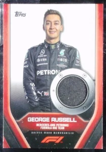 2022 Topps F1 Flagship Formula One George Russell F1RL-GR Driver Certified Relic - Picture 1 of 2