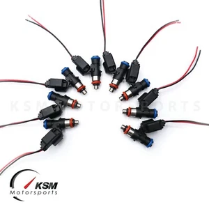 8 x 1000cc Fuel Injectors fit Bosch EV14 Camaro Corvette Pontiac G8 LS3 LS7 E85 - Picture 1 of 12