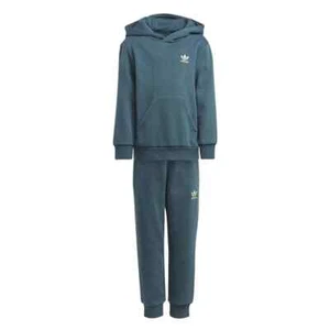 $55 adidas Kids' Adicolor Hoodie Set IJ7289 | Arctic Night / Pulse Yellow | XS - Picture 1 of 12