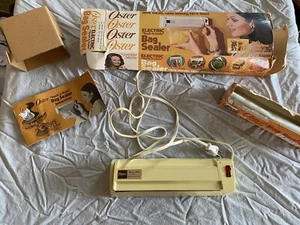 Vintage OSTER Electric Touch-a-Matic Bag Sealer Wall Mountable Original Box NIB - Picture 1 of 7