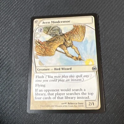 Aven Mindcensor Magic The Gathering Mtg Future Sight Card - Image 1 of 4