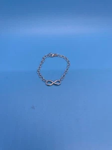 Tiffany & Co Sterling Silver Infinity Link Bracelet - Picture 1 of 6