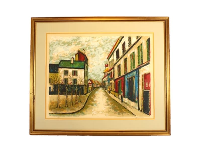 Golden Lane en Praga edición limitada Serigrafía 146/200 artista listado James Scoppetonne Foto 1 de 4