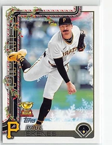 2025 Topps Holiday #H70 Paul Skenes - Picture 1 of 2