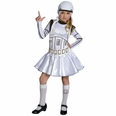 Stormtrooper Tutu Star Wars Disney Movie Book Week Child Girls Costume - Image 1 of 3