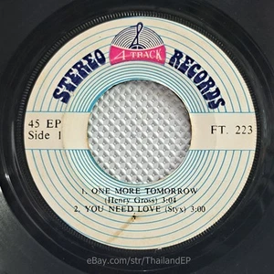 STYX /YOU NEED LOVE /KRAFTWERK /AUTOBAHN THAI EP 7" THAILAND 45RPM - Picture 1 of 4