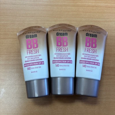 3 pack~ Maybelline Dream Fresh BB Cream 140 Deep SPF 30 Exp. 08/2025 - Image 1 of 2