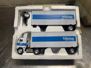 Vintage Viking Freight System Big Rig Trailer Truck Diecast Tonkin Toy 20 Years - Picture 1 of 2