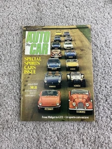 Autocar magazine April 1975 featuring MGB Midget Morgan Lotus - Imagen 1 de 7
