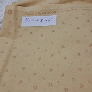 Connecting Threads Golden Afternoon Fabric Cotton Quilting Material 3/4 Yard - Picture 1 of 4