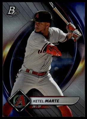 2022 Bowman Platinum #55 Ketel Marte - Image 1 of 2