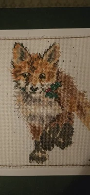 Large completed Cross Stitch Card. - Image 1 of 3