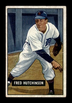 Bowman #141 1951 Fred Hutchinson muy bueno patio-10001964 Foto 1 de 2