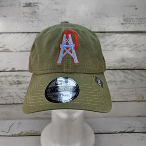 New Era 9Twenty Tennessee Titans Oilers Hat Strapback NFL Cap Olive Green NWT - Picture 1 of 16
