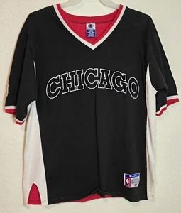 Vintage 90's NBA Champion 'Chicago Bulls' Shooting Shirt Size Large - Picture 1 of 6