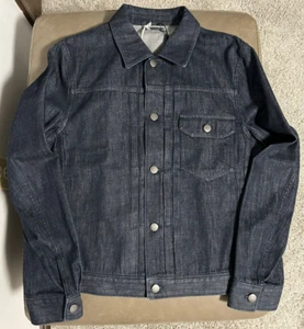 Cone Denim Type I Jacket Selvedge MEDIUM Indigo Trucker Tonal Stitching O.N.S. - Picture 1 of 18