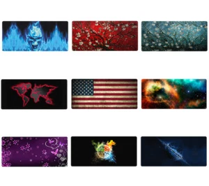 XXL Extra Large Extended Heavy Thick Gaming Desk Mat 35.4 x 15.7 Inch Mouse Pad - Picture 1 of 25