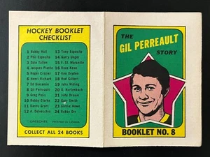 FOLLETOS GILBERT PERREAULT 1971-72 O-PEE-CHEE/TOPPS 71-72 NO 8 75776 - Imagen 1 de 2