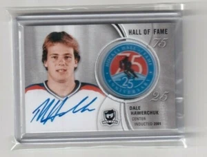 2018-19 The Cup Hall Of Fame 75/25 Card # HDF-DH Dale Hawerchuk Winnipeg Jets - Picture 1 of 2