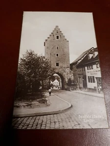 Alte AK Saalfeld a. d. Saale Saaltor / Bäckerei Fuchs ca. 1935 (#l) - Bild 1 von 7