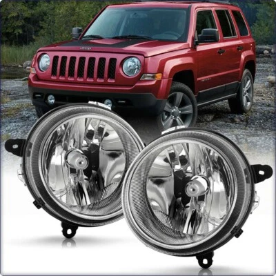 2x SCHEINWERFER HAUPTSCHEINWERFER FÜR JEEP COMPASS PATRIOT 2007 - 2018 - Bild 1 von 2