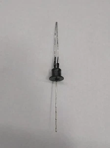 GE 2N1931 BLACK TOP-HAT THREE-LEAD TRANSISTOR - Picture 1 of 2