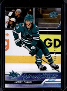 2023-24 Upper Deck Series 1 Young Guns Deluxe /250 HENRY THRUN #236