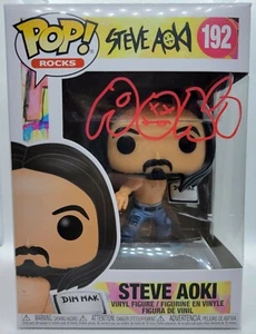 STEVE AOKI AUTOGRAMM SIGNED FUNKO POP FIGUR 192 DJ EDM COA - Bild 1 von 5