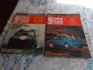 Vintage Super Stock Magazine Lot Of 2 Issue Dec. 1974 And March 1975 - Picture 1 of 4