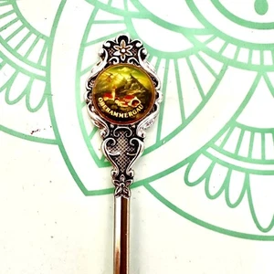 Vintage BAVARIAN ALPS Souvenir Spoon from Oberammergau, Germany Silverplate - Picture 1 of 6