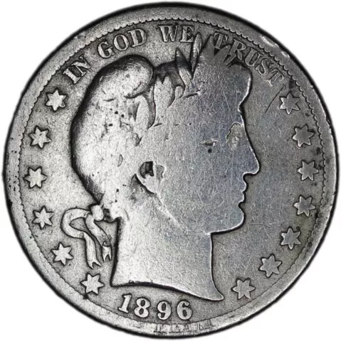 UNITED STATES coin Half dollar 1896 S Cover