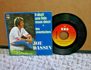 JOE DASSIN French import 7" Etait Une Fois Nous Deux vinyl 45 record 1976 folk - Picture 1 of 2