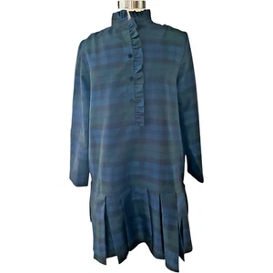 Abito Camicia Tuckernuck Donna Grande Blackwatch Callahan Plaid Tartan Camicia Vestito - Foto 1 di 22