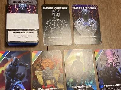 2022 Uno Ultimate Marvel Add-On BLACK PANTHER Collection. Set W/ 6 Rare Foils!! - Image 1 of 4