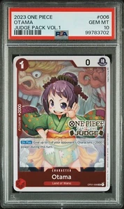 2023 ONE PIECE JUDGE PACK VOLUME 1 006 OTAMA PSA 10 GEM MINT - Picture 1 of 2