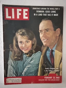 Life Magazine February 22, 1960, Jane Fonda, Caryl Chessman, Denmark, Bergman - Picture 1 of 4