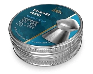 H&N Baracuda Match pellets .22 cal. 5.51 mm 200pcs 1.37g 21.14gr air rifle pelle - Picture 1 of 5