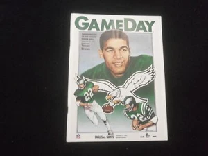 1990 NOV 25 GAMEDAY MAGAZINE - PHILADELPHIA EAGLES VS. NEW YORK GIANTS - ST 457H - Picture 1 of 3