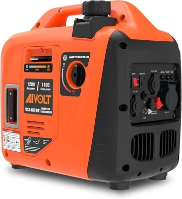 BRANDED AIVOLT 1200W Petrol Inverter Generator 4 Stroke Portable Silent Suitcase for Use