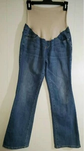 Pantalones de mezclilla de maternidad Old Navy talla 6R Bootcut panel completo entrepierna 30" - Imagen 1 de 3