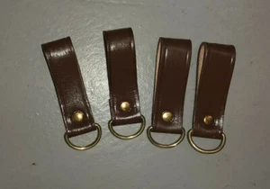COLGANTE DE ANILLO DE CUERO MARRÓN EJÉRCITO PRIMERA O SEGUNDA GUERRA MUNDIAL - ALEMÁN, GRIEGO, AUSTRIA, NUEVO REPRO - Imagen 1 de 4
