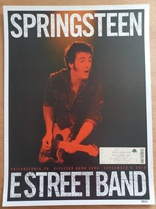 Bruce Springsteen 2016 Ltd Numbered Tour Poster Philadelphia Sept.9 c/w Ticket - Picture 1 of 2