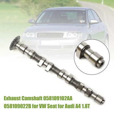 Exhaust Camshaft 058109102AA 058109022B for VW Seat fits Audi A4 1.8T #8 - Image 1 of 4