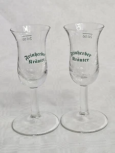 HIERBAS FINAS - 2 VASOS DE LICOR COLECCIONISTA RETRO VINTAGE 2cl cada uno - Imagen 1 de 4