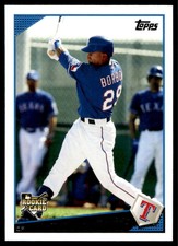 2009 Topps Updates & Highlights UH167 Julio Borbon Rangers Rookie Card