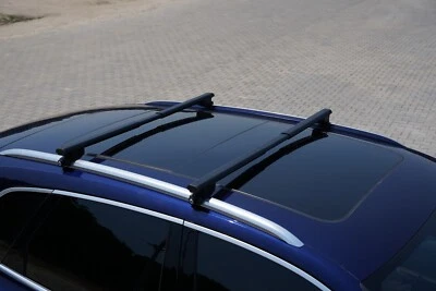 For Audi A3 A4 A6 Wagon  Allroad Telescopic Roof Racks Cross Bars  Carrier - Image 1 of 4