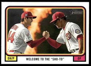 2022 Topps Heritage High Number Combo Shohei Ohtani #CC-7 - Picture 1 of 2